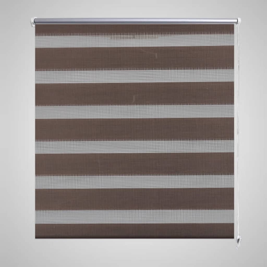 Vidaxl Duo Roller Blind 120 x 175 cm Café Brown