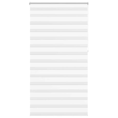 Vidaxl zebra rolgordijn 120,9 x 230 cm stofbreedte 116,7 cm wit