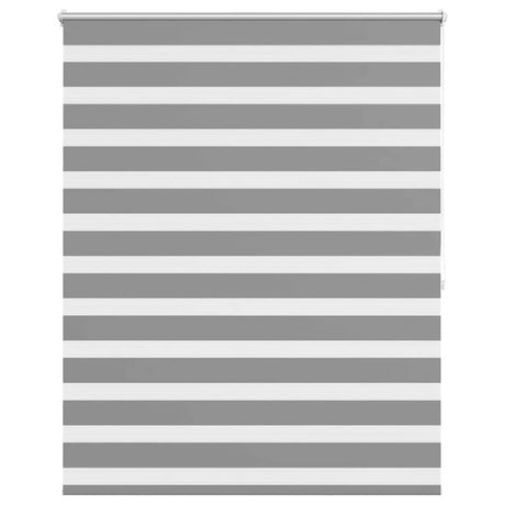 Vidaxl zebra rolgordijn 140,9 x 175 cm stofbreedte 136,7 cm grijs