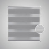 Vidaxl Duo Roller Blind 140 x 175 cm Grau