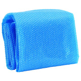 Vidaxl solar zwembadfolie drijvend rond 250 cm pe blauw