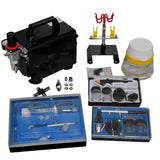 Vidaxl Airbrush Compressor Set med 3 pistoler