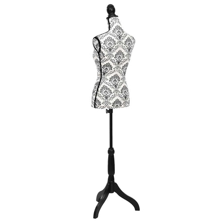 Vidaxl etalagepop torso vrouw zwart wit