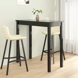 Vidaxl bartafel 115x55x107 cm mdf zwart