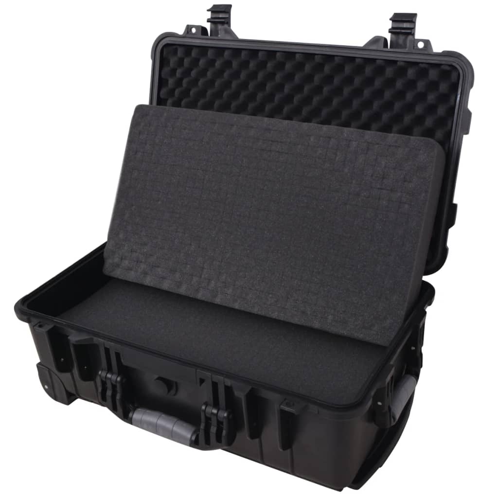 Vidaxl Hardcase Transport Case con ruote e schiuma all'interno