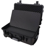 Vidaxl hardcase transport case with wheels and foam inside