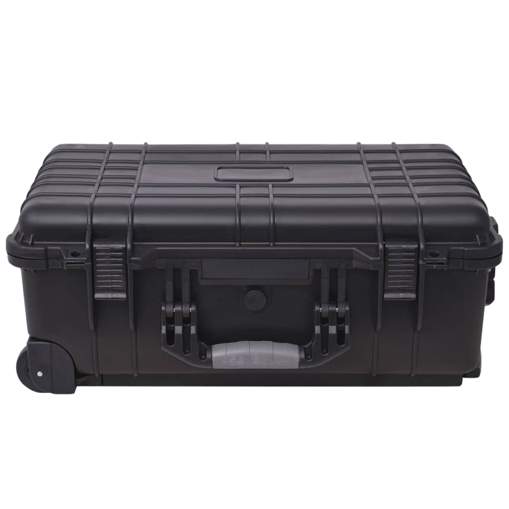 Vidaxl hardcase transport case with wheels and foam inside