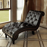 Vidaxl chaise longue kunstleer bruin