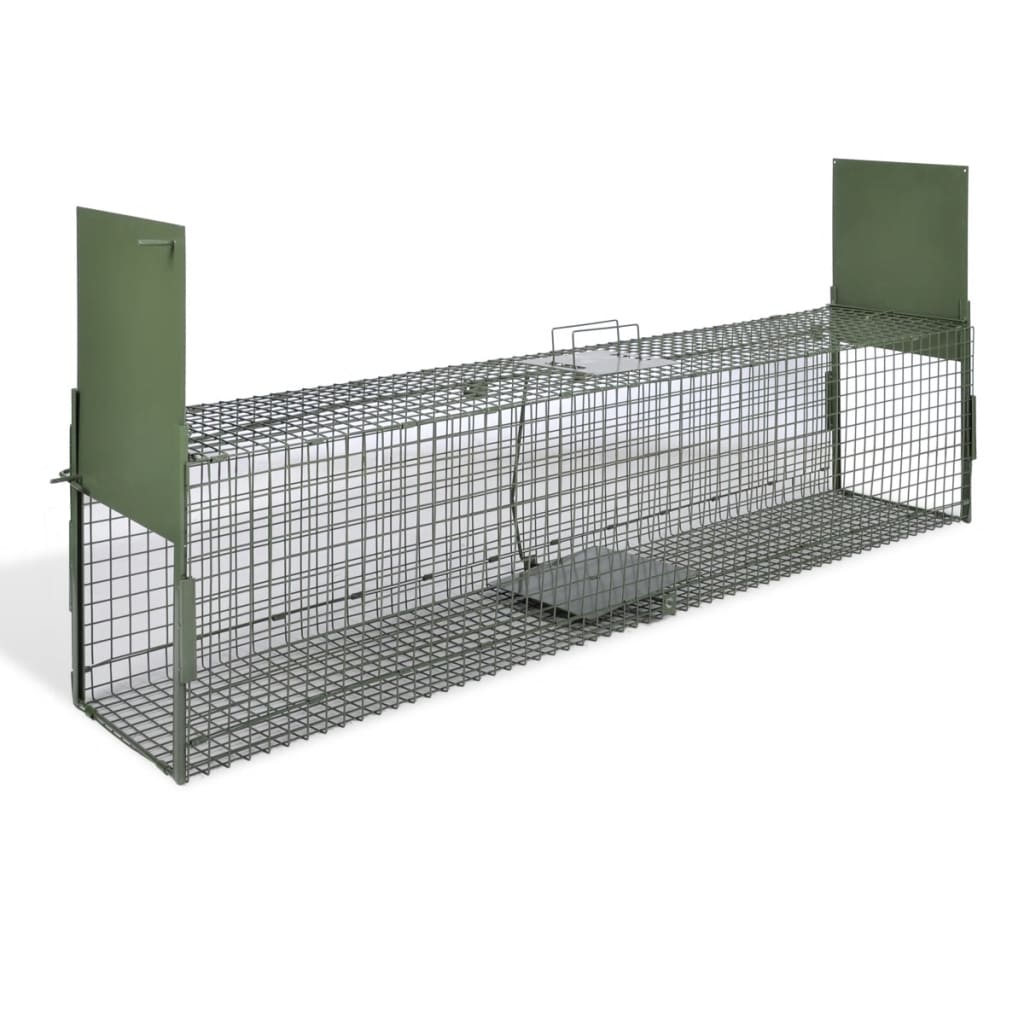 Vidaxl Animal Trap z 2 vrati 150x30x30 cm