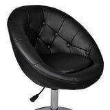Vidaxl barstoelen 2 st kunstleer zwart