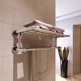 Vidaxl towel rack with 6 rods stainless steel