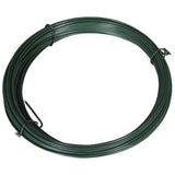 Vidaxl hekbinddraad 25 m 1,4 2 mm staal groen