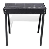 Vidaxl houtskoolbarbecue staand vierkant 75x28 cm