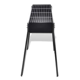 Vidaxl charcoal barbecue standing square 75x28 cm