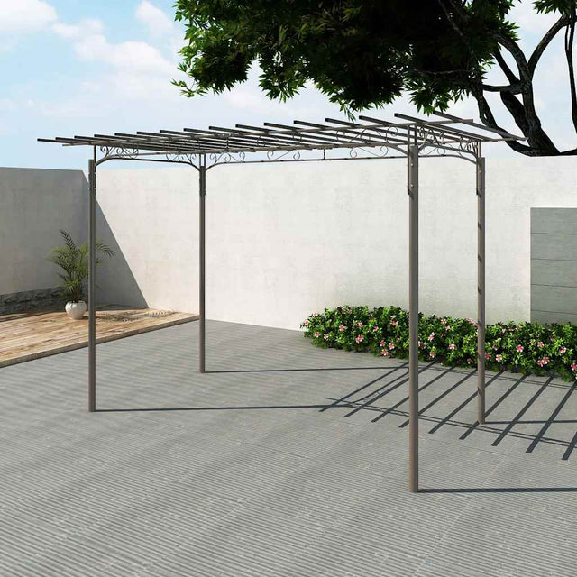 Vidaxl stalen rozenboog 215 cm