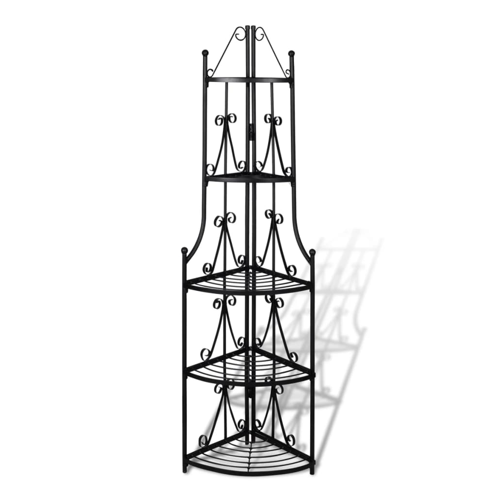 Vidaxl Hushy Plant Rack Romy (svart)