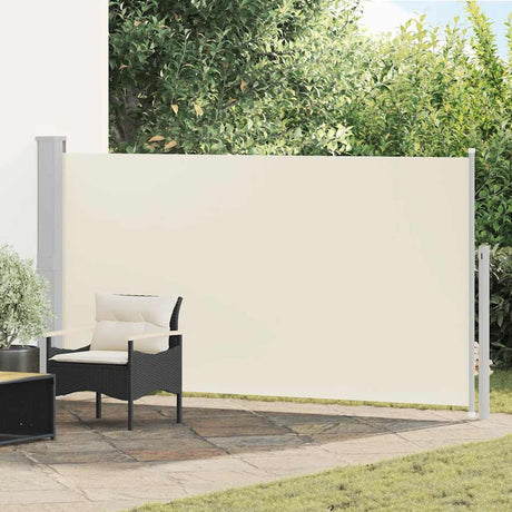 Vidaxl wind- zonnescherm uittrekbaar 160x300 cm crèmekleurig