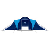 Vidaxl tent 9-persoons donkerblauw en blauw