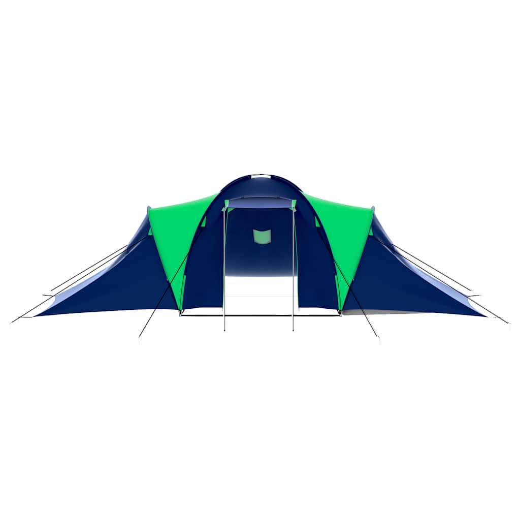 Vidaxl tent 9-persoons polyester blauw en groen