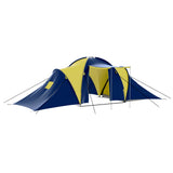 Vidaxl Stan 9-Person Polyester Blue and Yellow