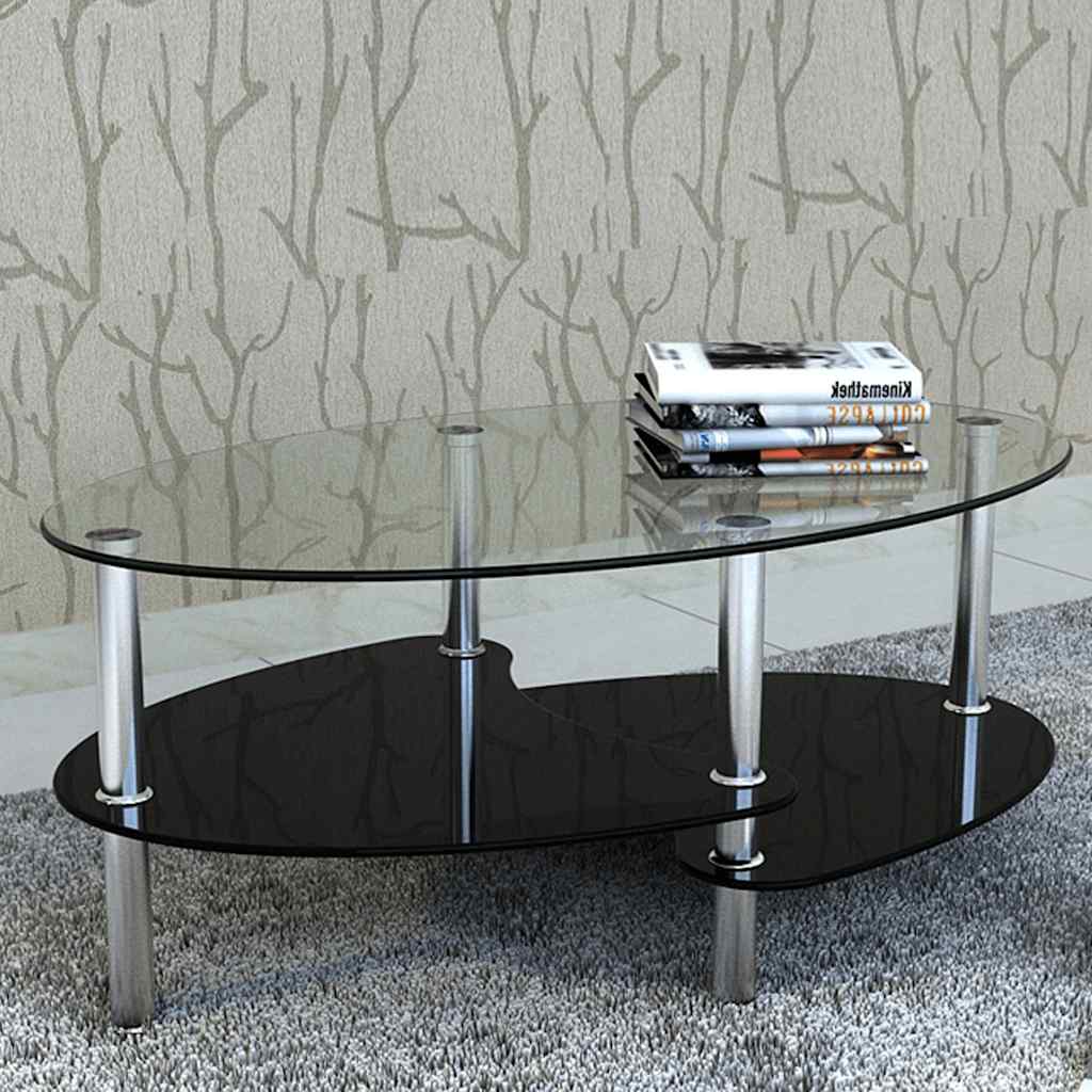 Vidaxl salontafel met exclusief ontwerp zwart