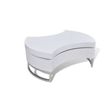Vidaxl salontafel met aanpasbare vorm hoogglans wit