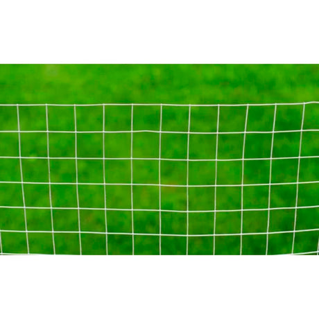 Vidaxl kippengaas 25x1 m gegalvaniseerd staal zilverkleurig