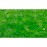 Vidaxl Chicken Wire 25x0,5 m z zieloną powłoką PCV