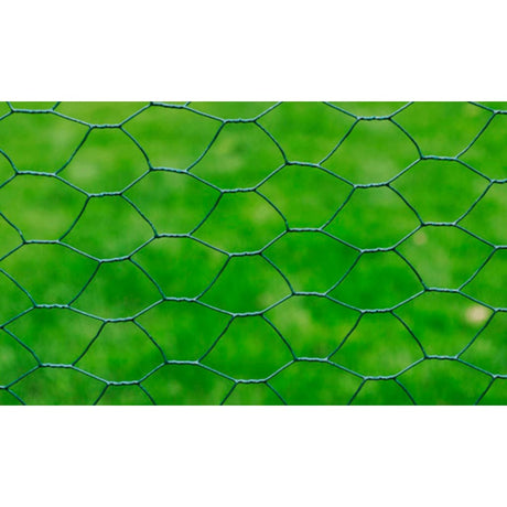 Vidaxl kippengaas 25x1 m met pvc-coating groen