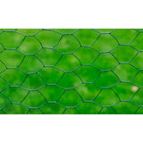 Vidaxl Chicken Wire 25x1 m z zieloną powłoką PVC