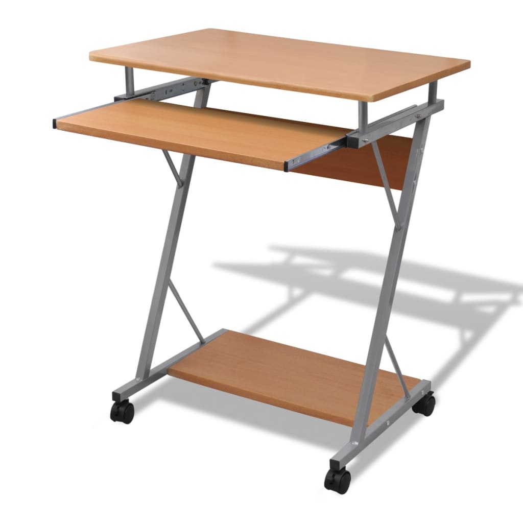 Vidaxl studenten computerbureau 60 x 40 x 74 cm (bruin)