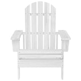 Vidaxl tuinstoel hout wit