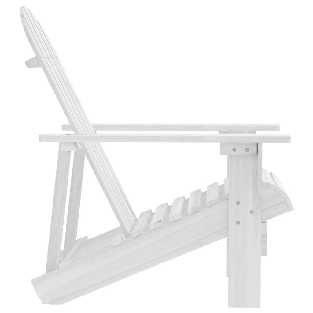Vidaxl tuinstoel hout wit