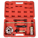 Vidaxl Hydraulic wheel hub puller with hammer set 10 tons