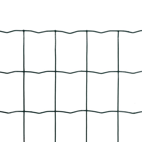 Vidaxl euro hek 10x1,0 m staal groen