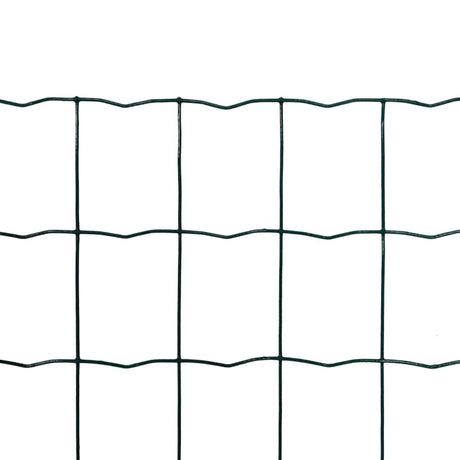 Vidaxl euro hek 25x1,0 m staal groen
