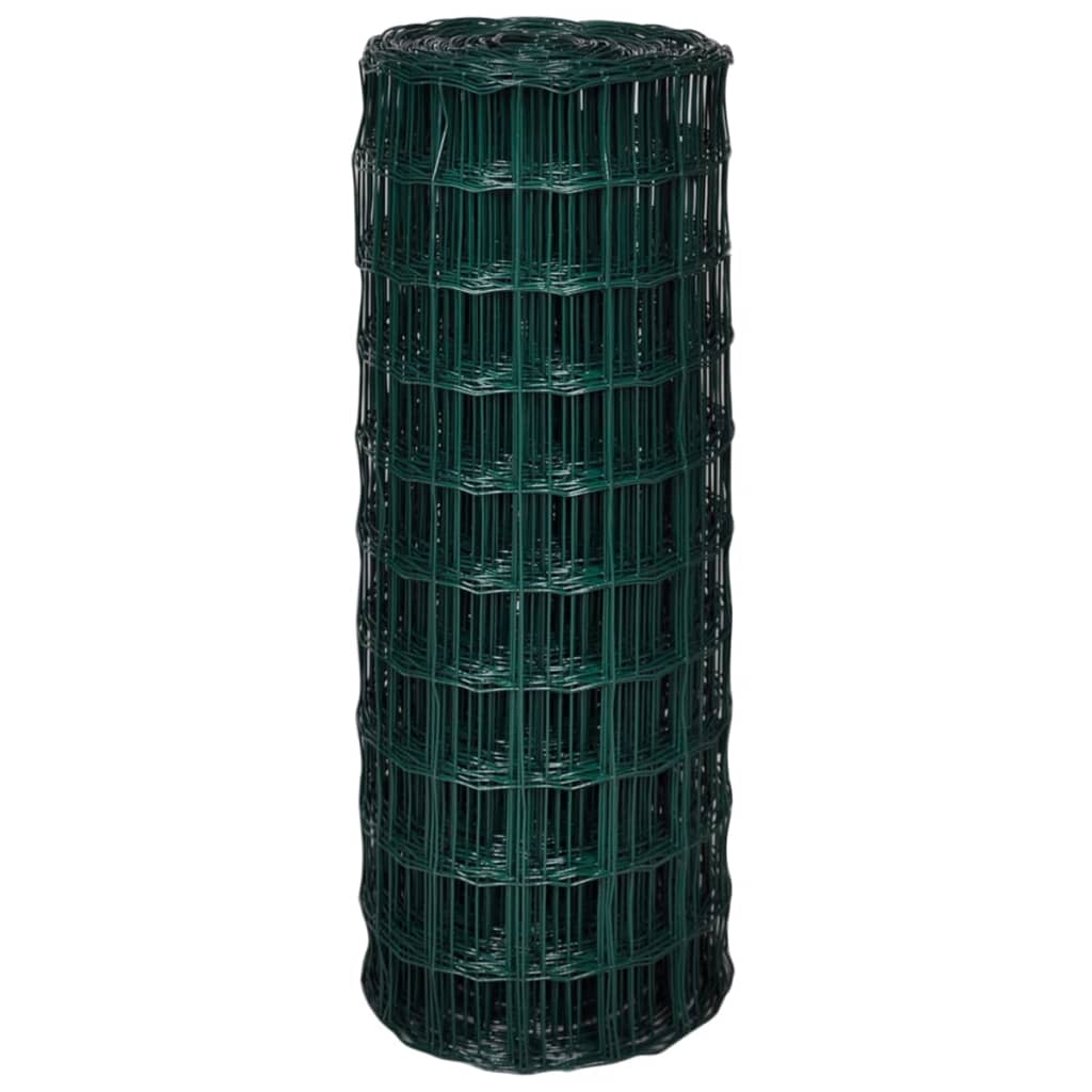 Vidaxl HEK 25x1.0 m de acero verde