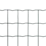 Vidaxl euro hek 10x1,2 m staal groen