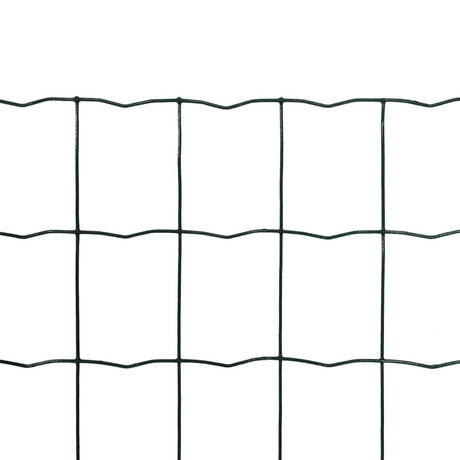 Vidaxl euro hek 10x1,5 m staal groen