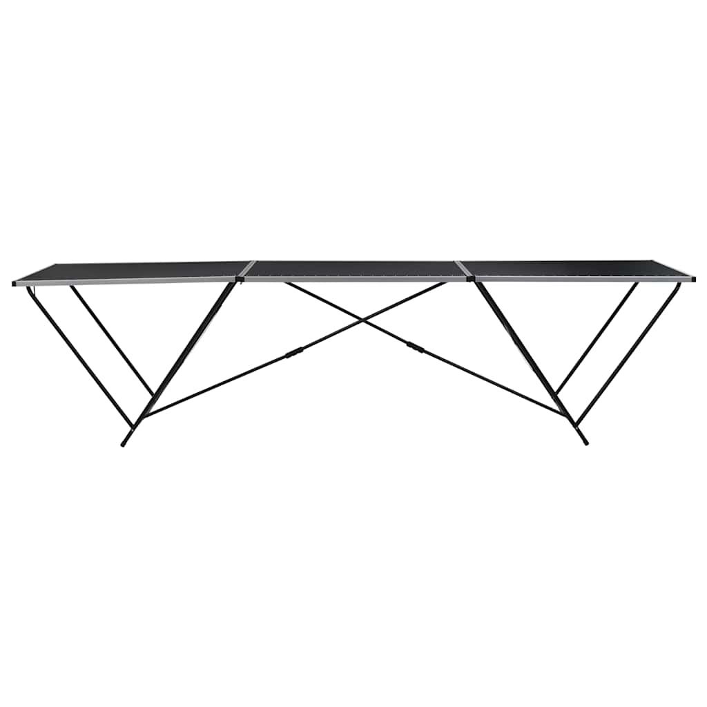 Vidaxl behangtafel inklapbaar 300x60x78 cm mdf en aluminium