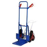 Vidaxl Hand Truck Składana z 6 kół niebiesko