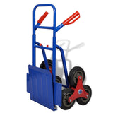 Vidaxl Hand Truck Składana z 6 kół niebiesko