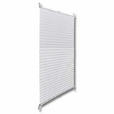 Vidaxl Roller Blind 40x200 cm Pleated White