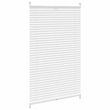 Vidaxl plisséjaloezie 80x150 cm wit