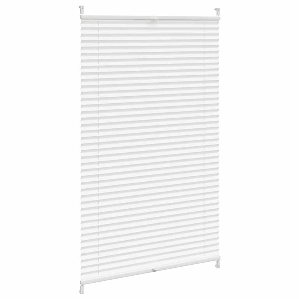 Vidaxl plisséjaloezie 90x125 cm wit