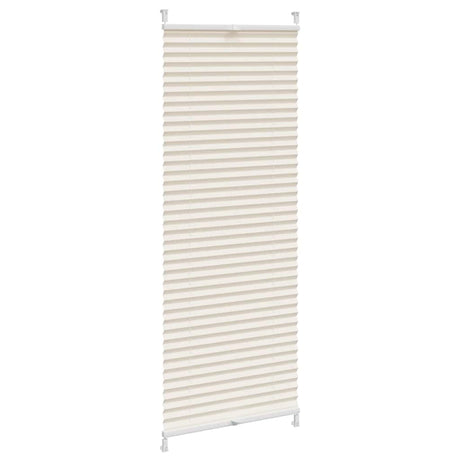 Vidaxl plisséjaloezie 60x125 cm crème