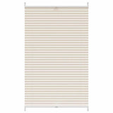 Vidaxl plisséjaloezie 70x125 cm crème