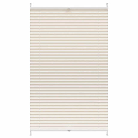 Vidaxl plisséjaloezie 70x125 cm crème