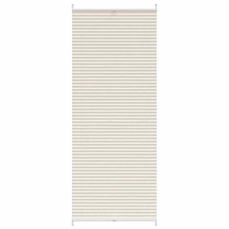 Vidaxl plissé rolgordijn 70x200cm creme