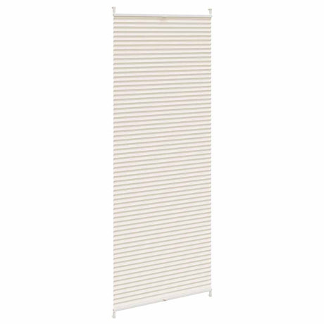 Vidaxl plissé rolgordijn 70x200cm creme